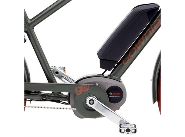 Electra Townie Go! 8i Elsykkel 2019 mod, Bosch, 8 gir, Army Grey 